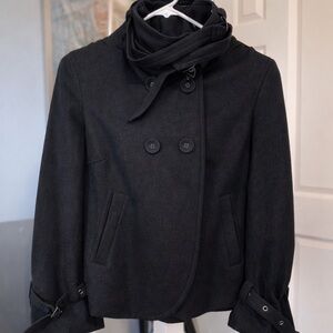 Nicole club Black100% wool Peacoat jacket